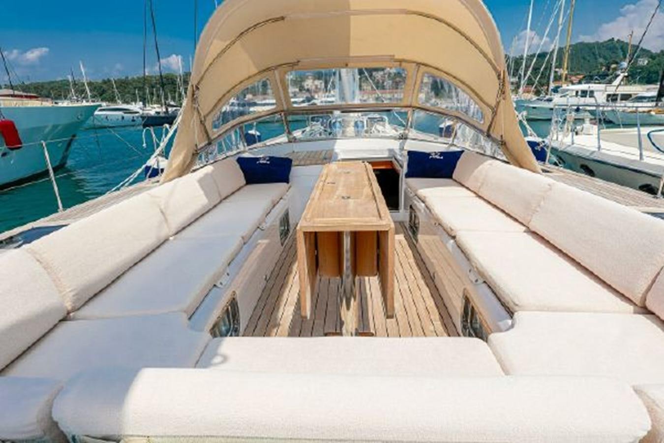 a boat on the water aboard WHITE DOLPHIN Yacht for Sale