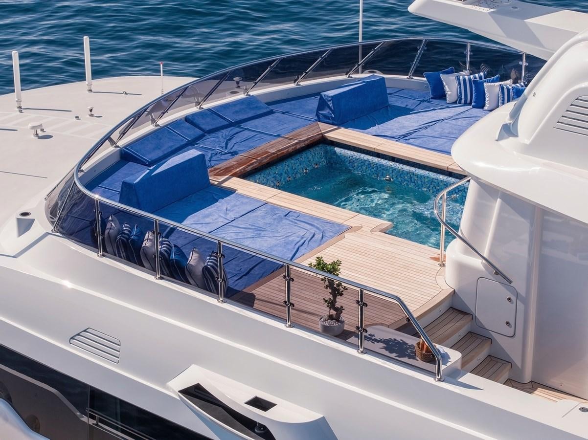a boat on the water aboard MY LEGACY Yacht for Sale