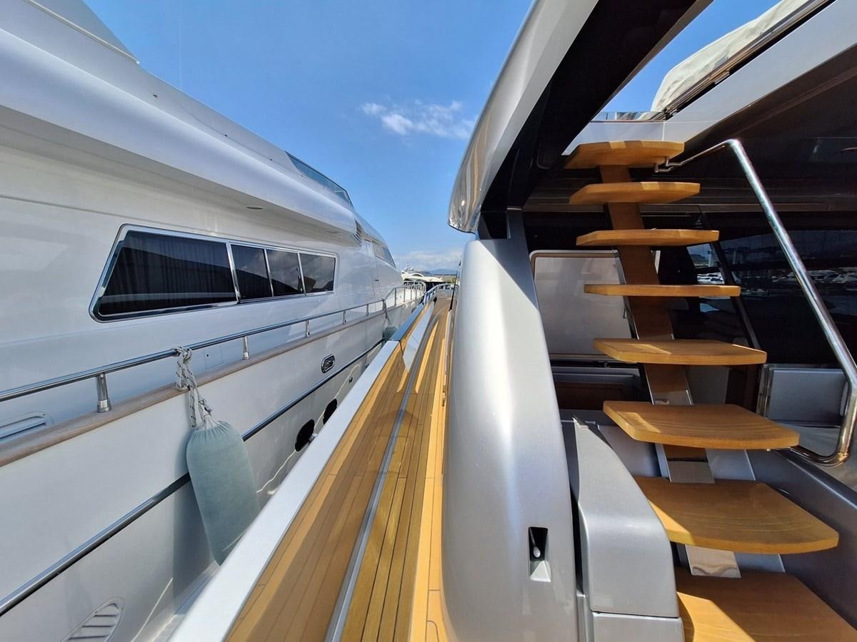 the inside of a boat aboard CHILUCE Yacht for Sale