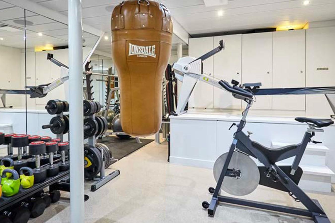 a large factory with large machinery aboard WINGMAN Yacht for Sale