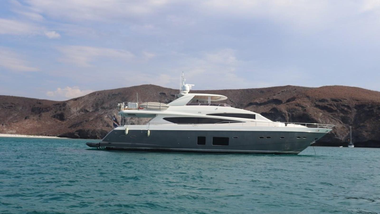 a boat in the water aboard PRINCESS TWO Yacht for Sale