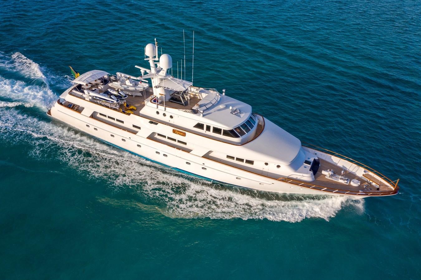 a ship in the water aboard RENA Yacht for Sale