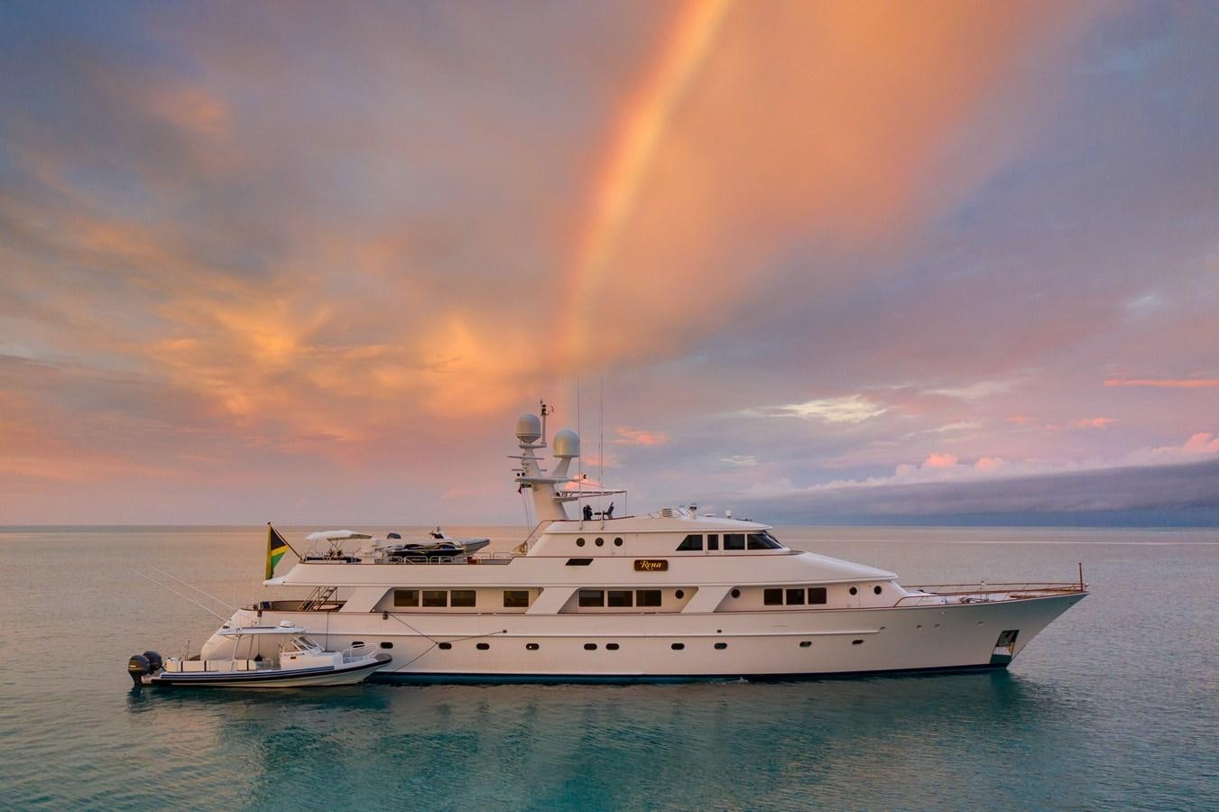 a boat in the water aboard RENA Yacht for Sale