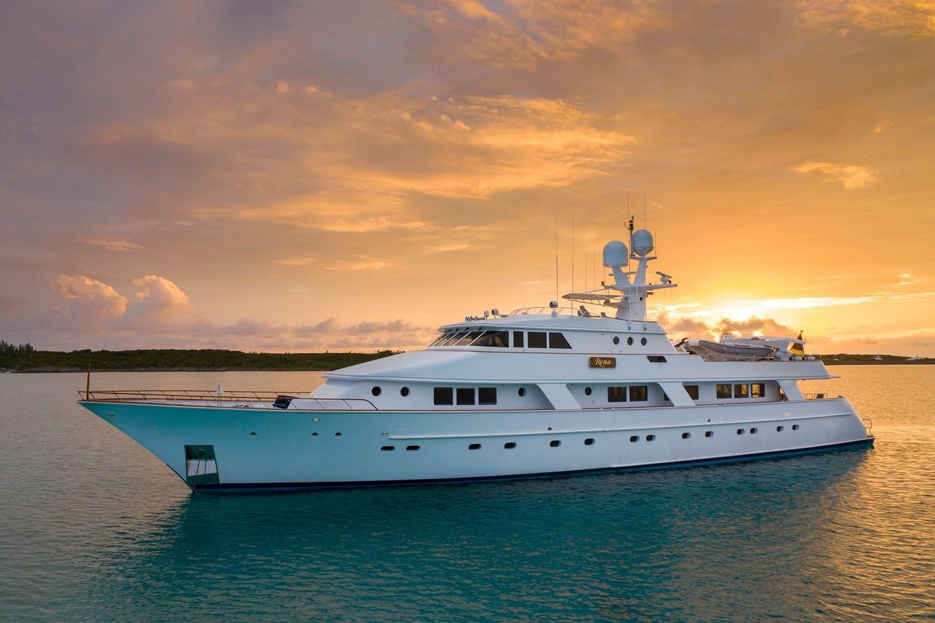 a boat on the water aboard RENA Yacht for Sale