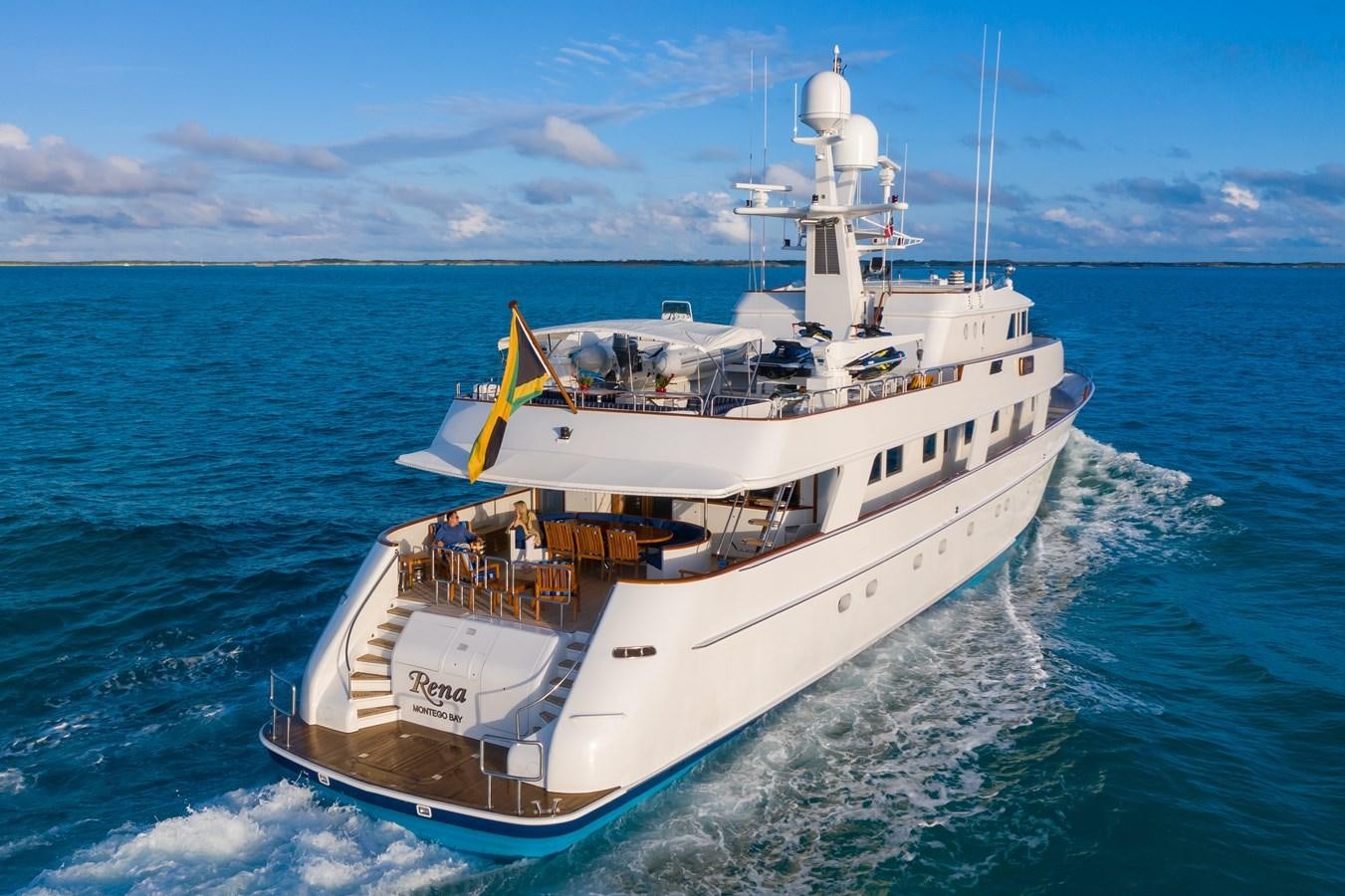 a boat on the water aboard RENA Yacht for Sale