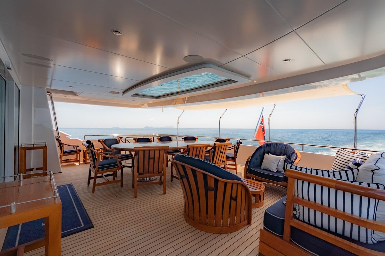 a boat on the water aboard LADY AZUL Yacht for Sale