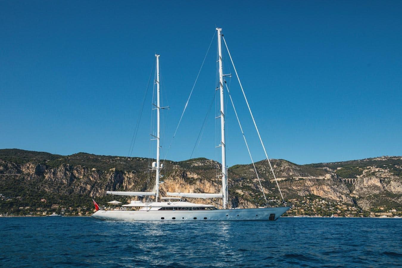 a sailboat on the water aboard ROSEHEARTY Yacht for Sale