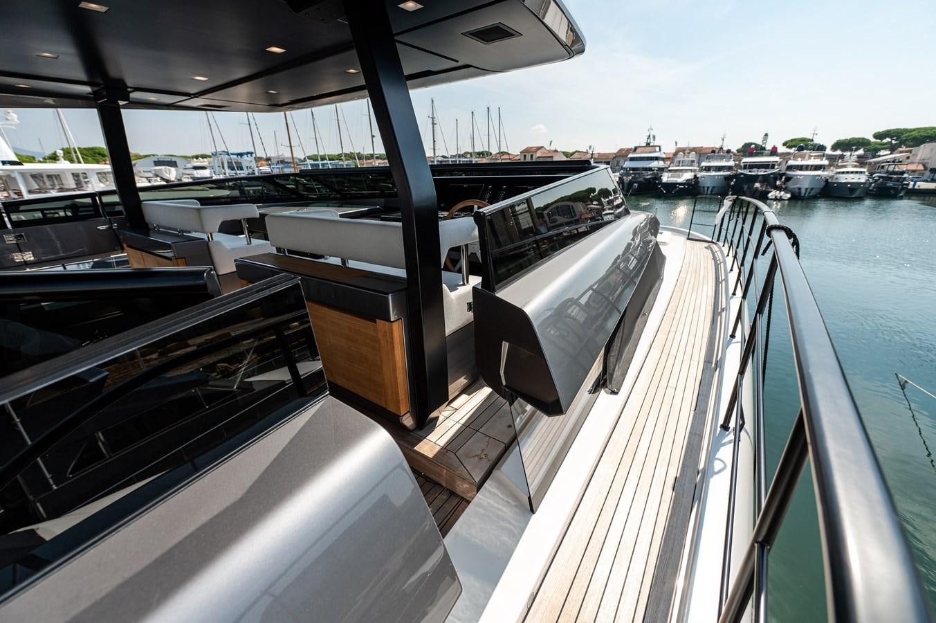 a boat on the water aboard VISSOTTA Yacht for Sale