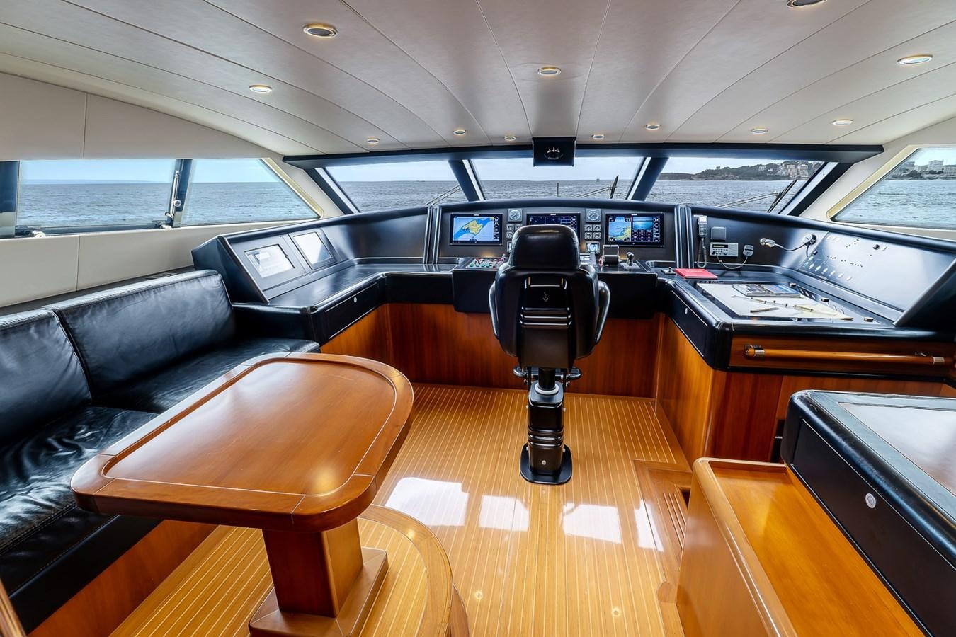 a room with a chair and a desk aboard MALEN Yacht for Sale
