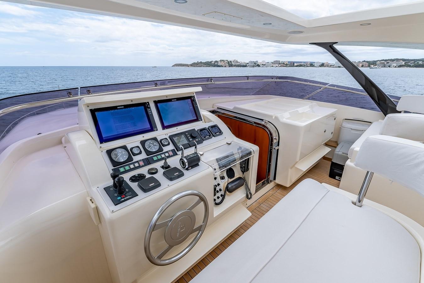 a cockpit of a plane aboard MALEN Yacht for Sale