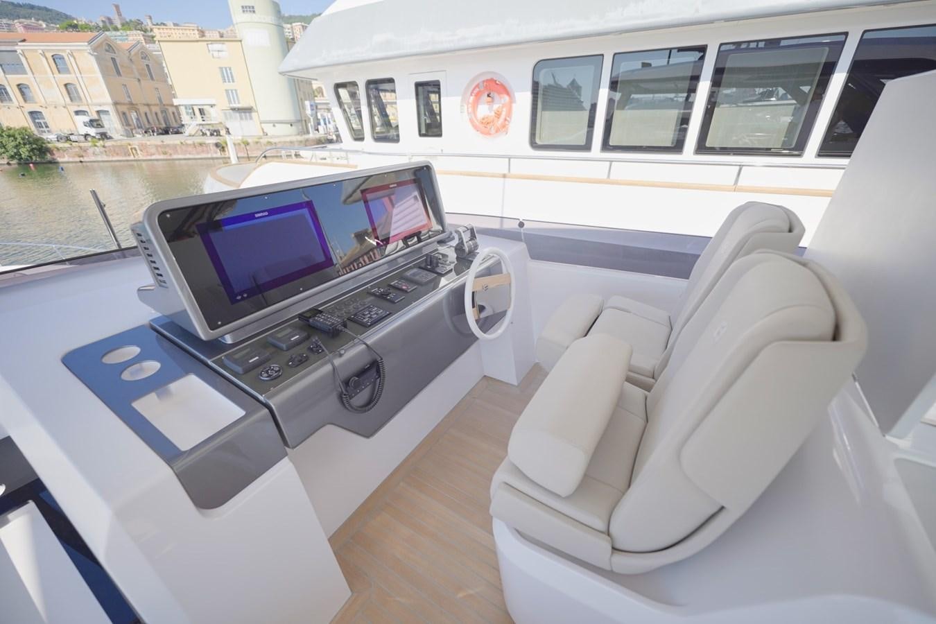 a car on a road aboard ASMARA Yacht for Sale
