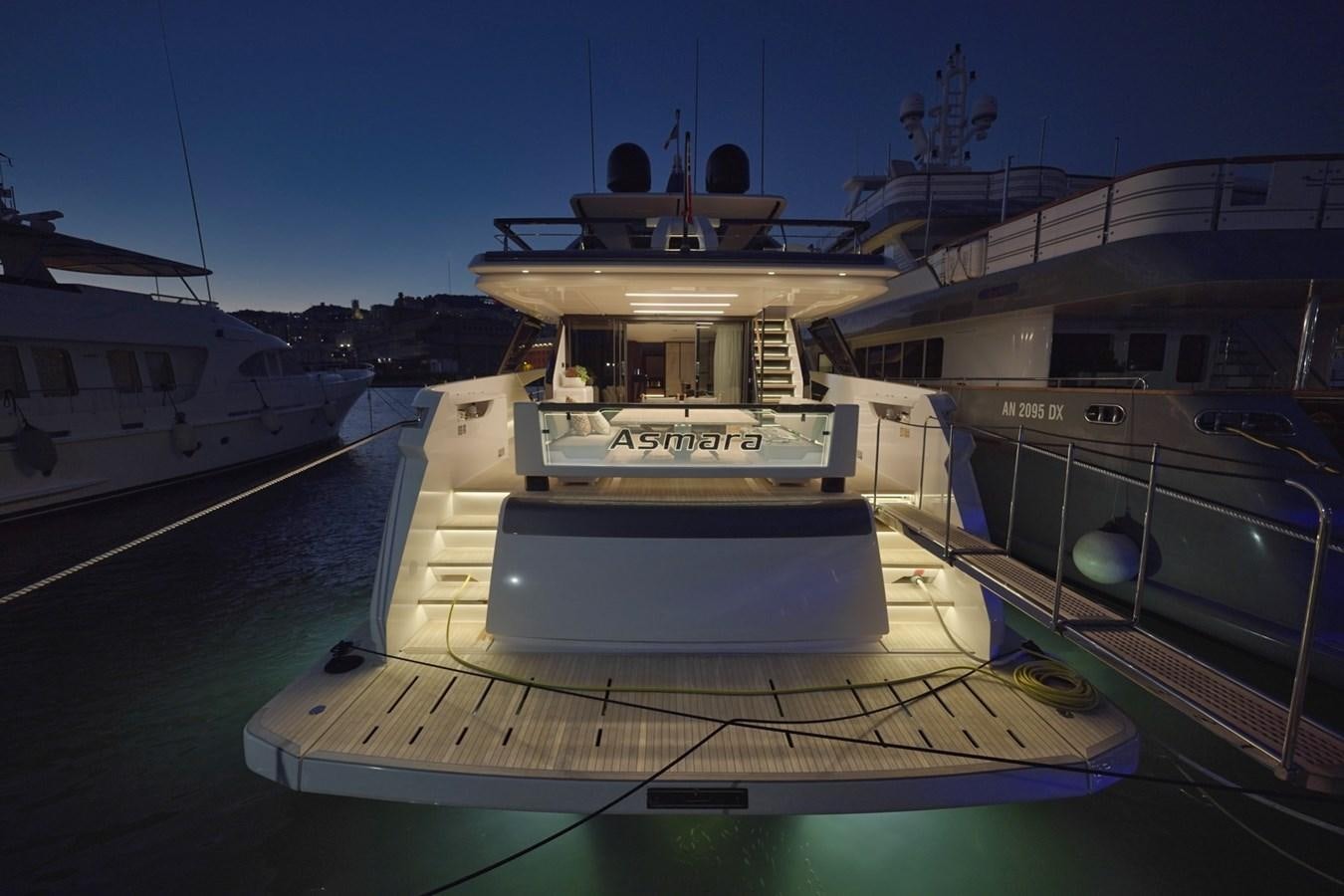 a boat in the water aboard ASMARA Yacht for Sale