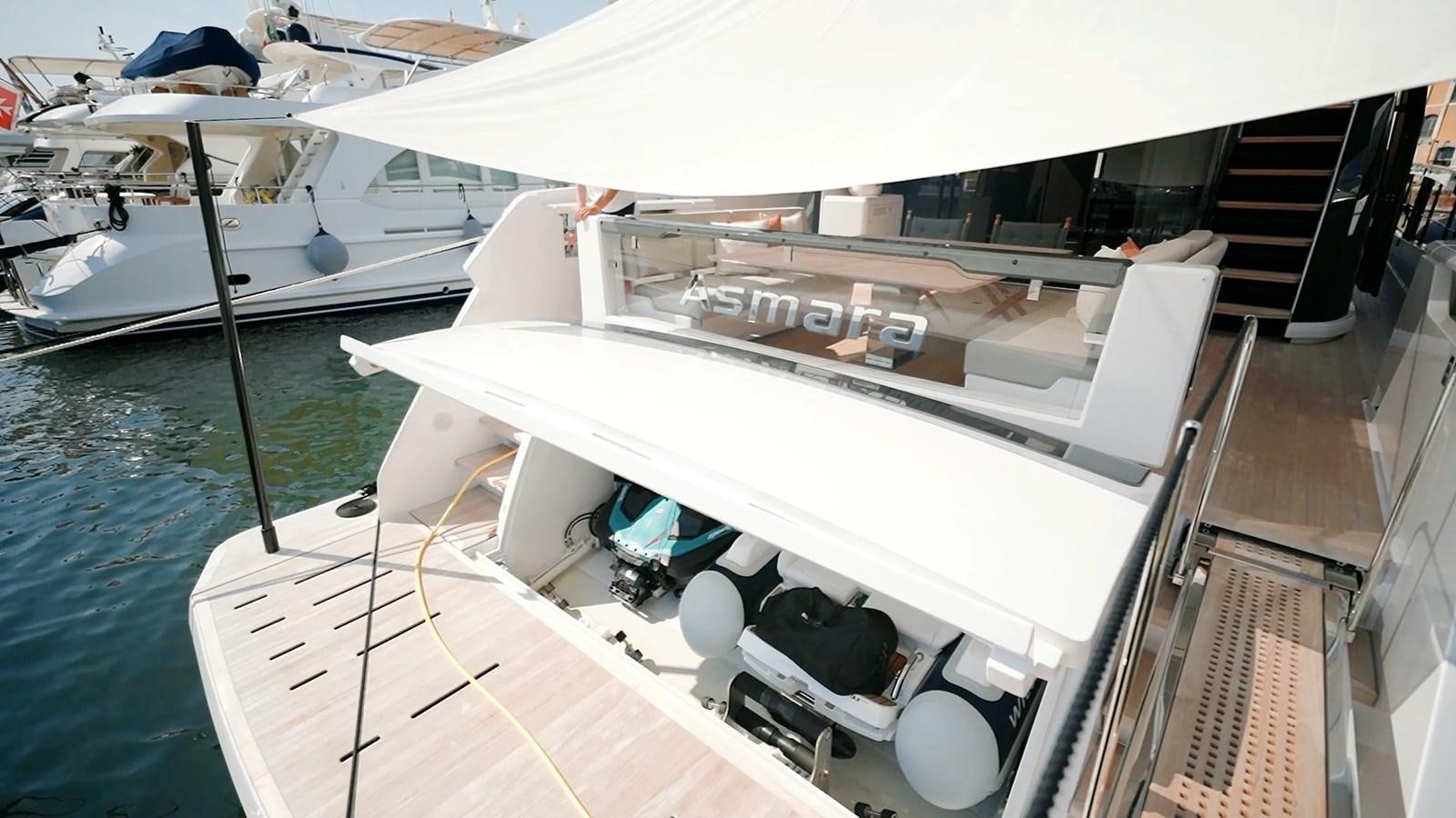 a boat on the water aboard ASMARA Yacht for Sale