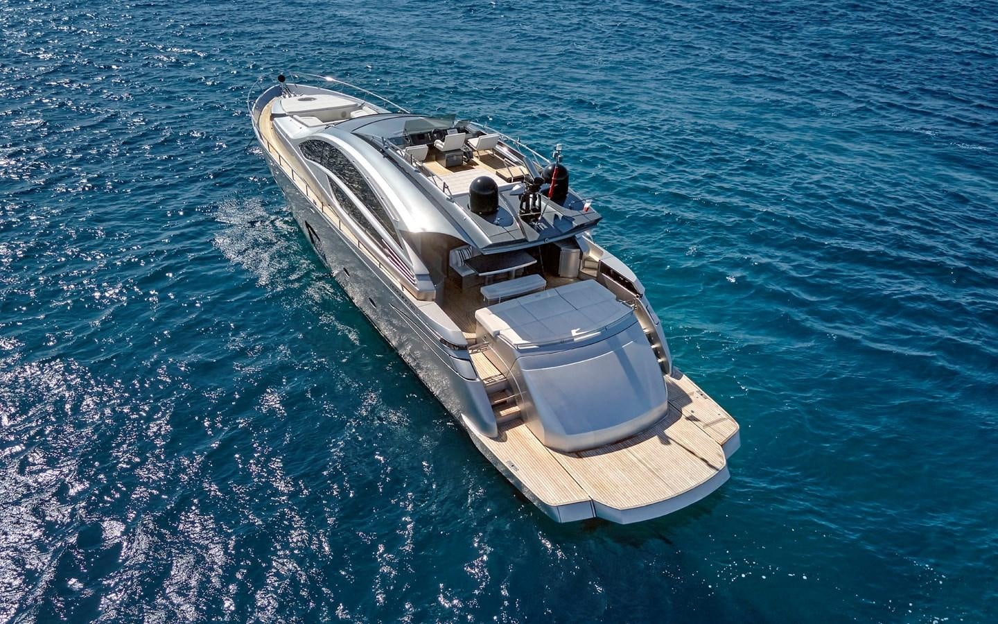 a boat in the water aboard UPTOWN GIRL Yacht for Sale