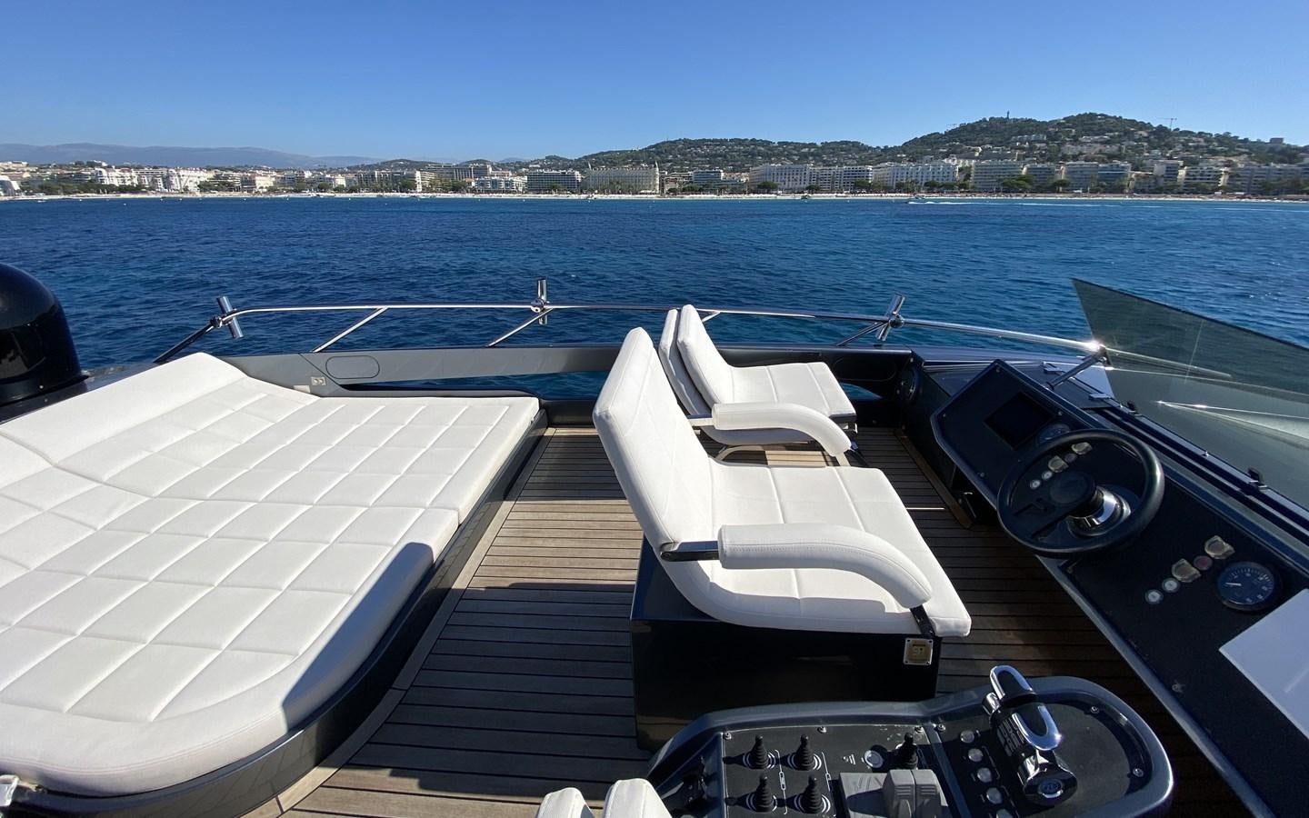 a boat on the water aboard UPTOWN GIRL Yacht for Sale