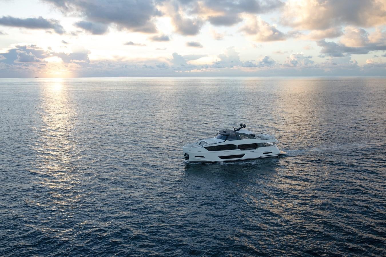 a boat in the water aboard OCEAN ALEXANDER 27R06 Yacht for Sale