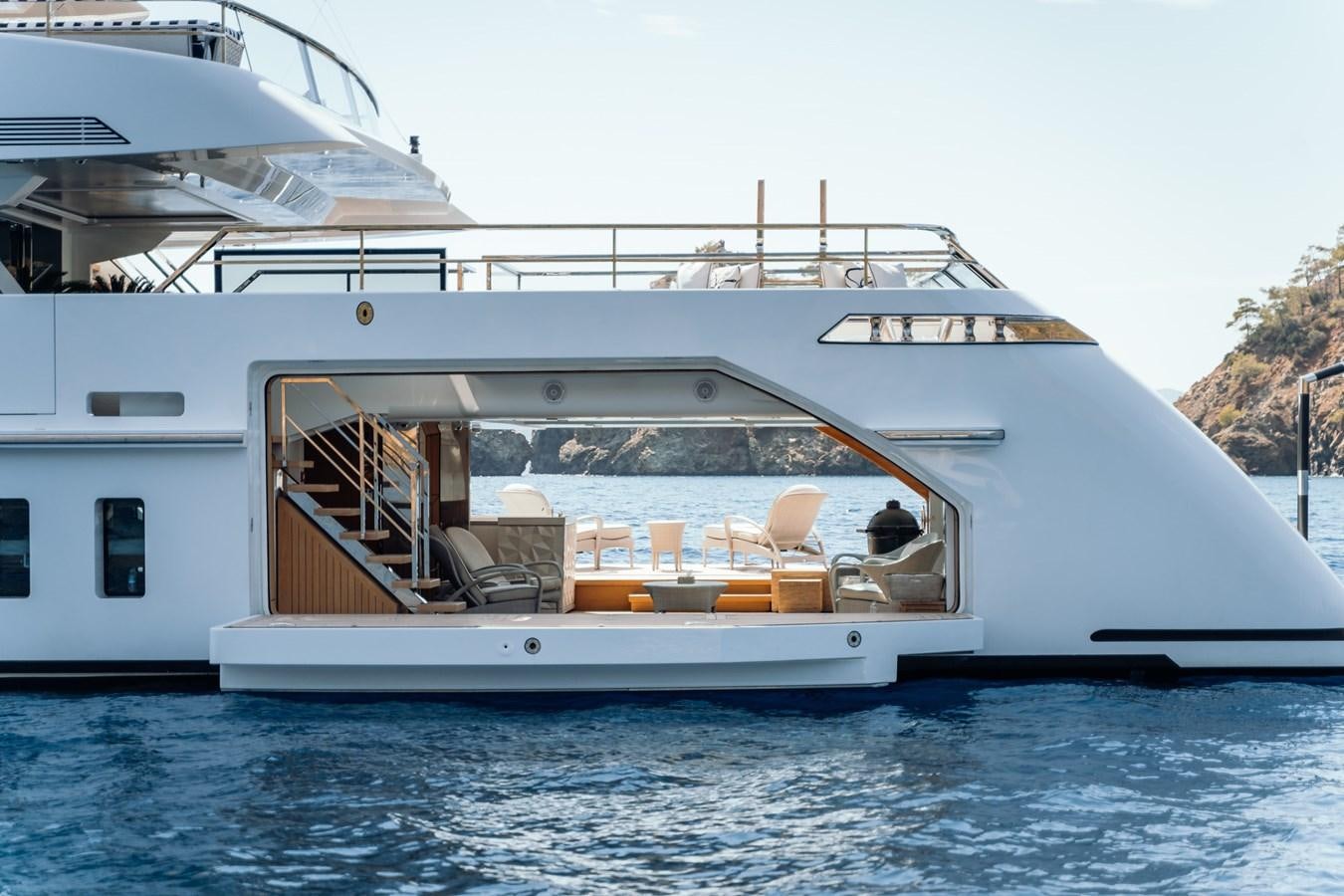 a boat on the water aboard ALULIM Yacht for Sale
