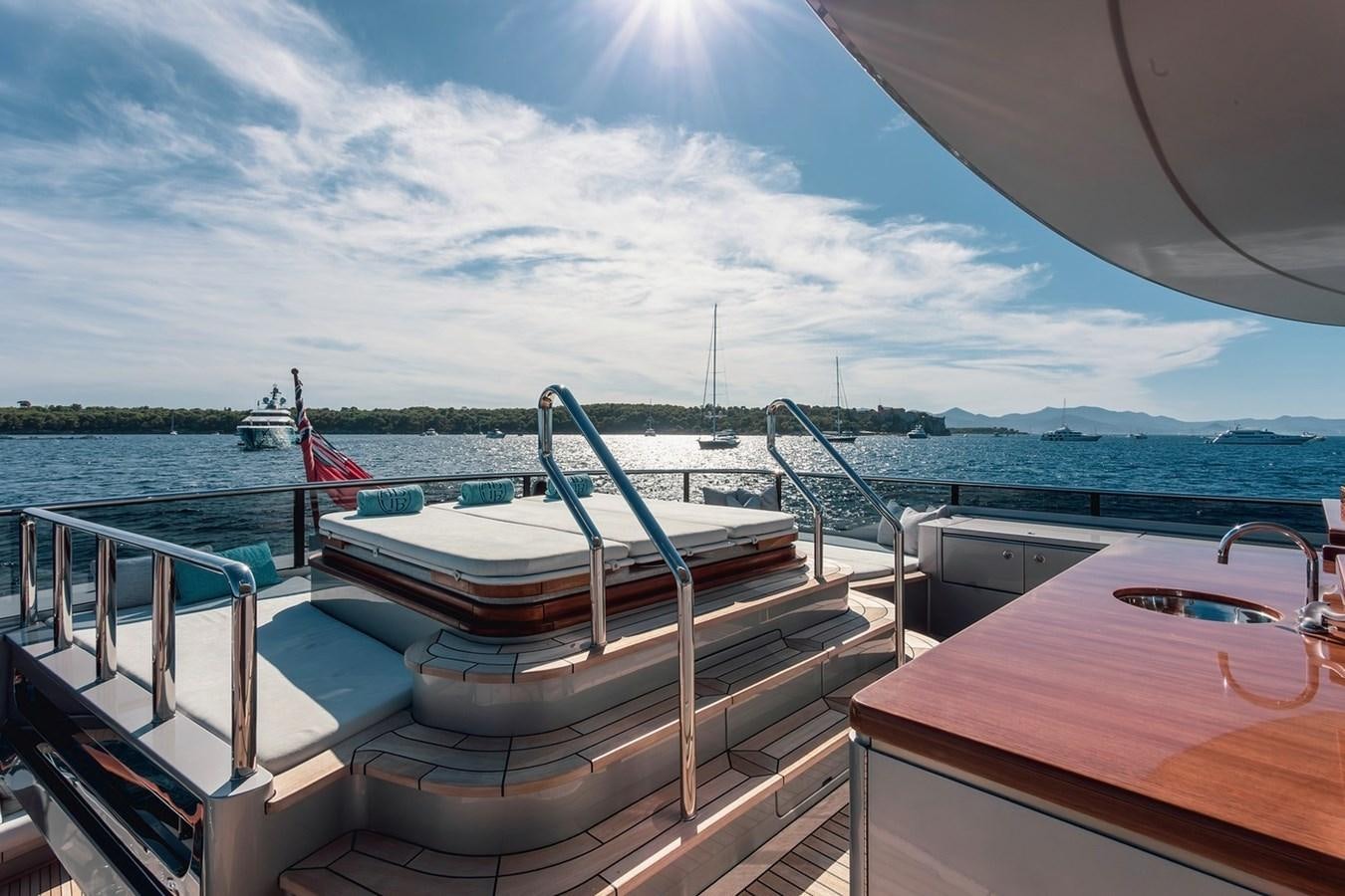 a boat on the water aboard AD LIB Yacht for Sale