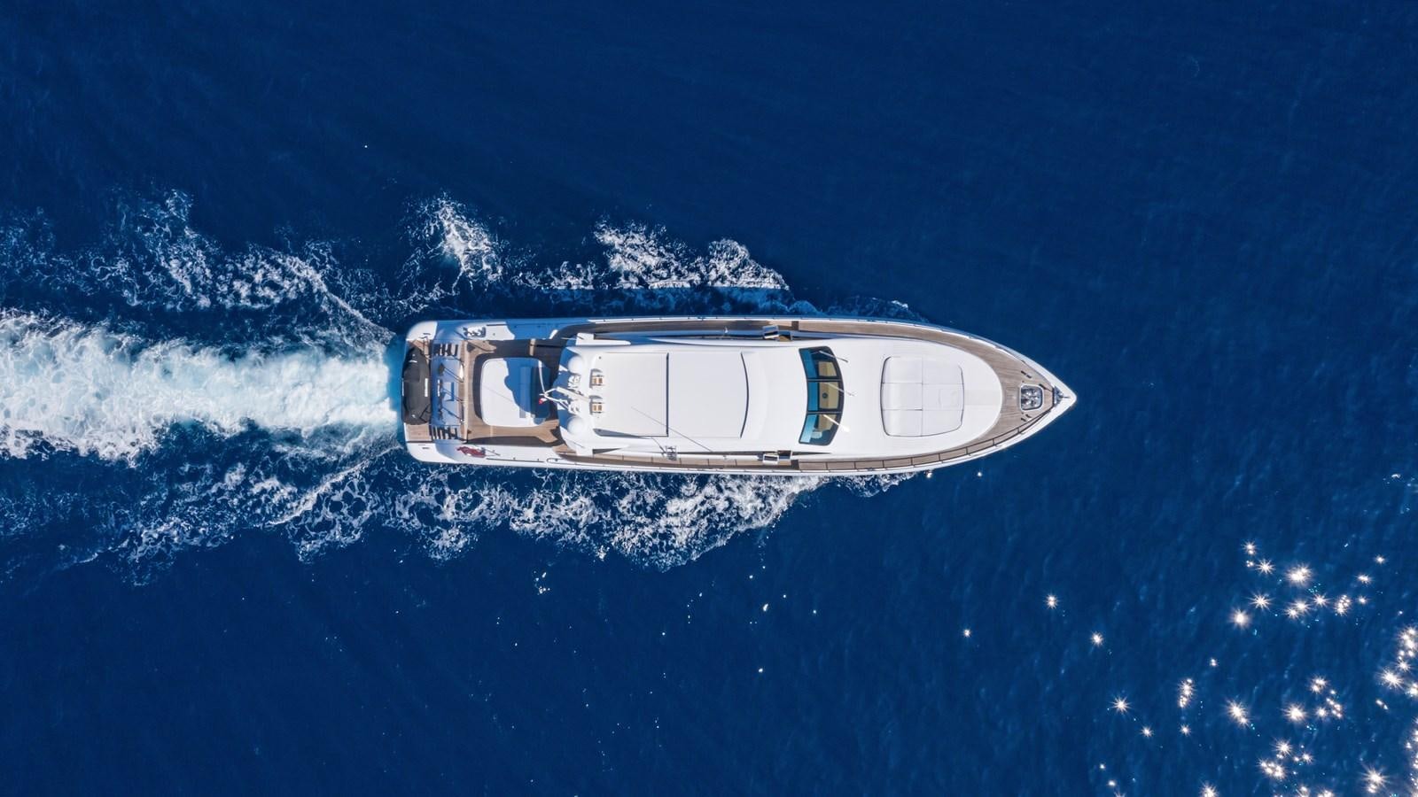 a boat in the water aboard POPEYE Yacht for Sale