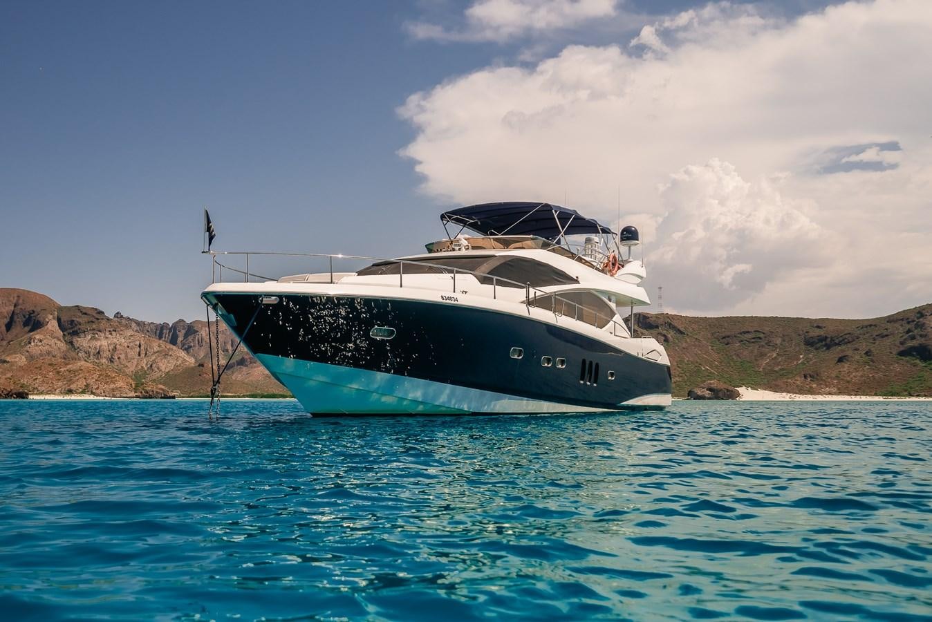 a boat in the water aboard BAR.CO Yacht for Sale