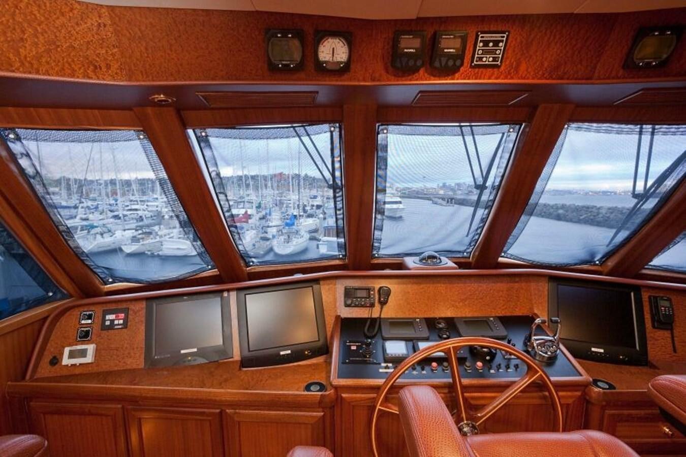 inside of a vehicle aboard AL DI LA Yacht for Sale