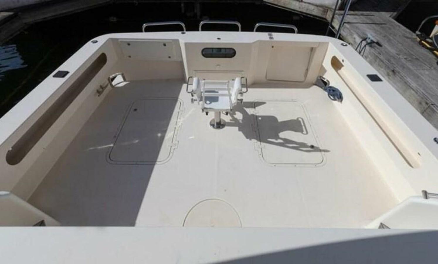 a white rectangular object with a black object on it aboard AL DI LA Yacht for Sale