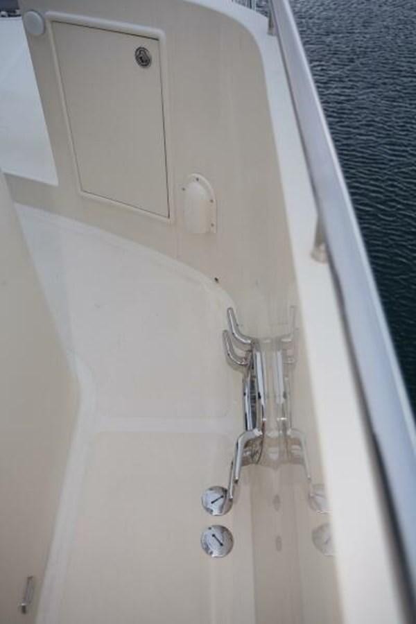 a white bathtub with a faucet aboard AL DI LA Yacht for Sale