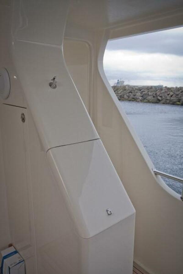 a white door on a boat aboard AL DI LA Yacht for Sale