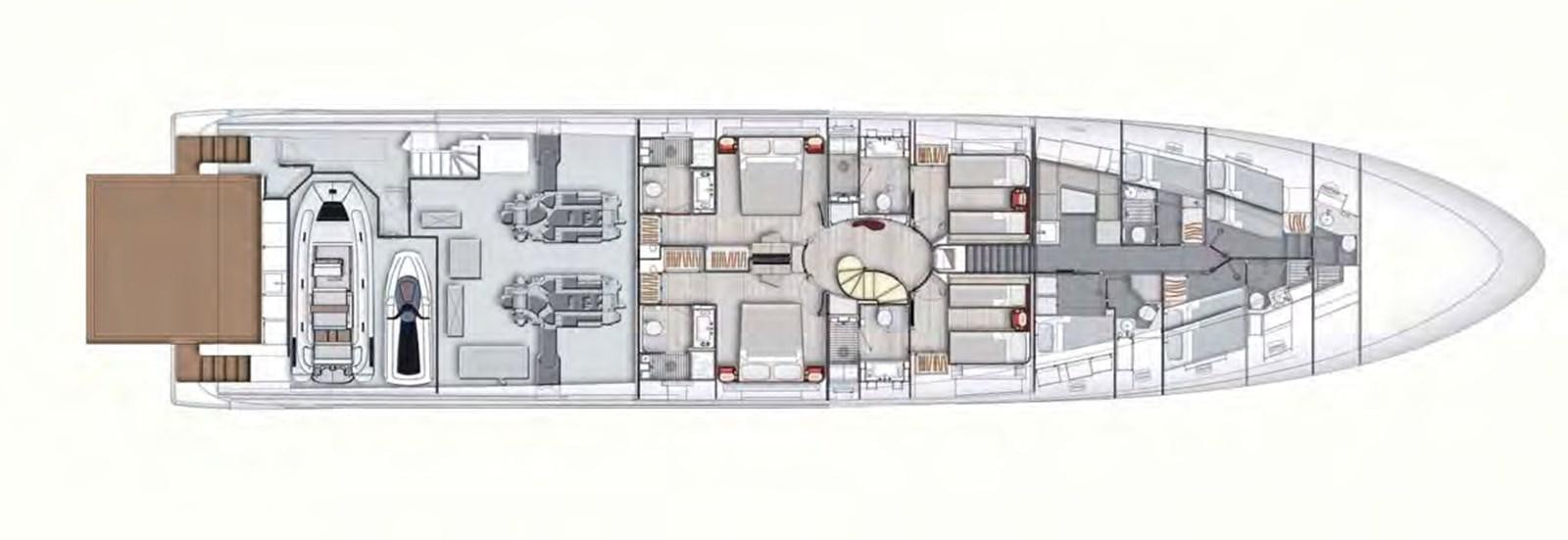 diagram aboard 2019 AZIMUT GRANDE 35 M/Y HEED Yacht for Sale