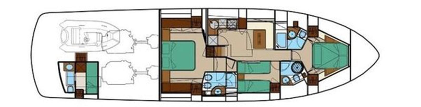 diagram aboard 2008 RIVA SUPER EGO 68 Yacht for Sale