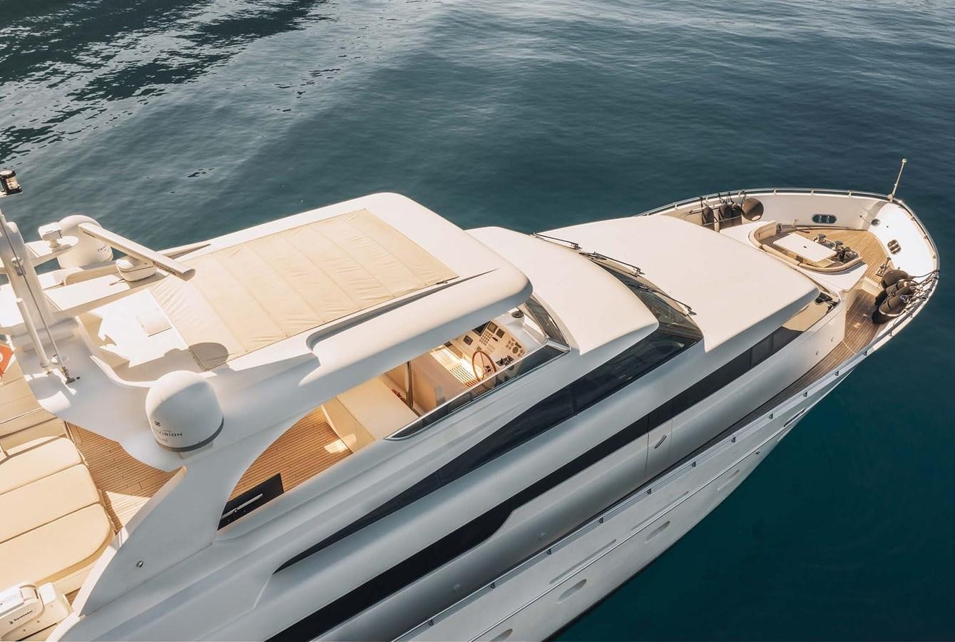 a boat on the water aboard 2009 SANLORENZO SL88 #541 Yacht for Sale