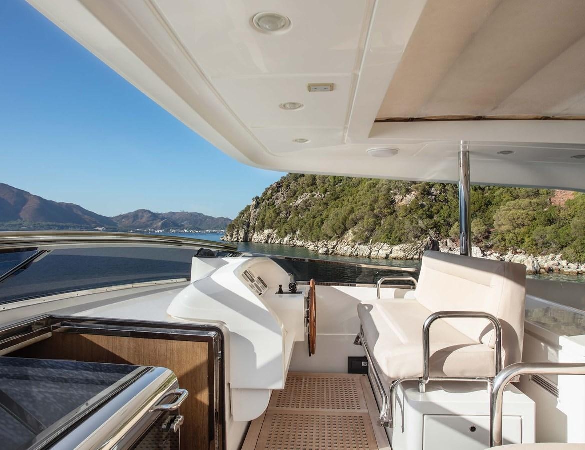 a boat on the water aboard 2009 SANLORENZO SL88 #541 Yacht for Sale