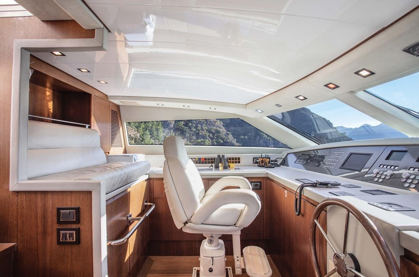 inside of a boat aboard 2009 SANLORENZO SL88 #541 Yacht for Sale