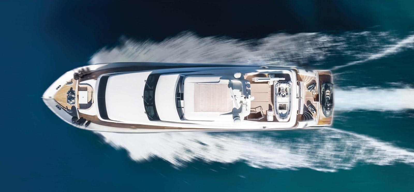 a space ship in space aboard 2009 SANLORENZO SL88 #541 Yacht for Sale