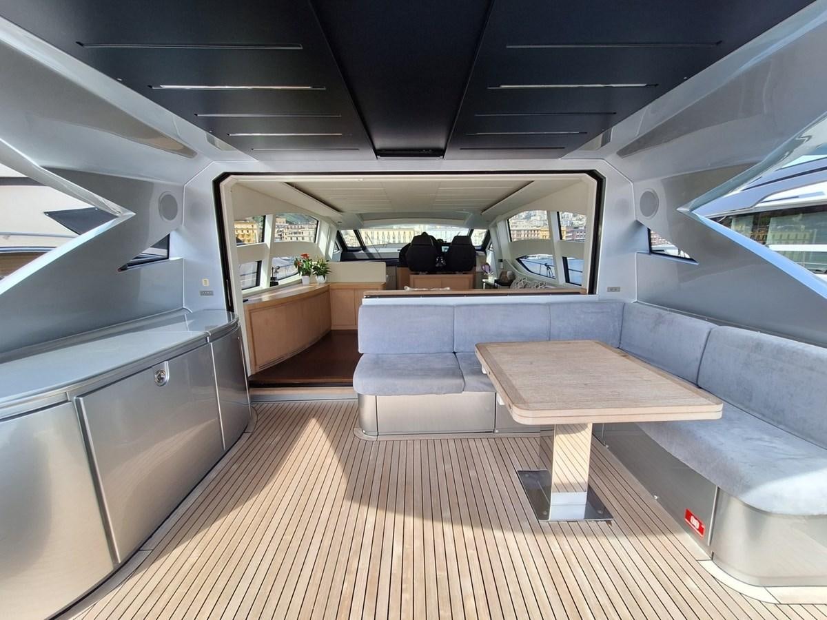 inside of a vehicle aboard MYLO Yacht for Sale