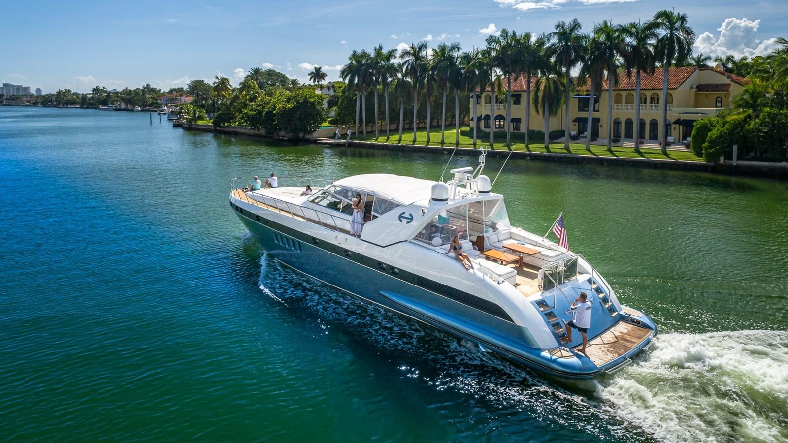 a boat on the water aboard HAPPY Yacht for Sale