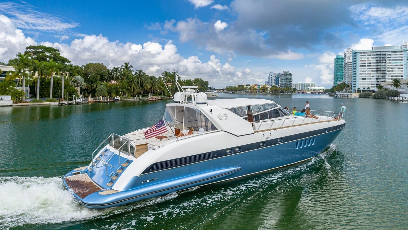 a boat on the water aboard HAPPY Yacht for Sale