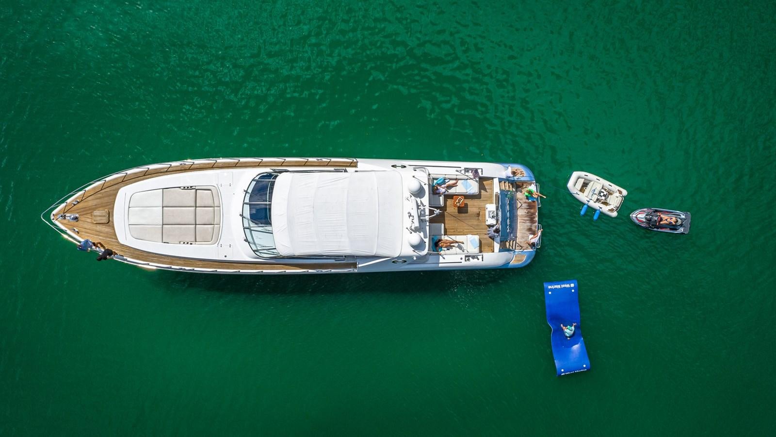 a model of a space ship aboard HAPPY Yacht for Sale