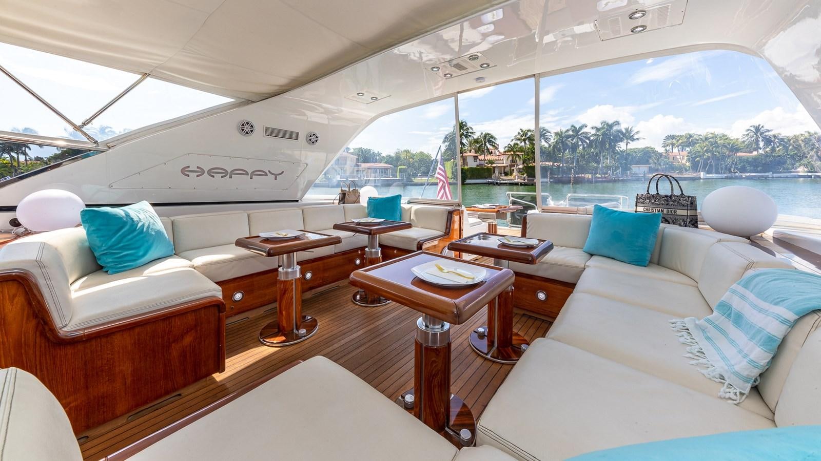 inside of a boat aboard HAPPY Yacht for Sale