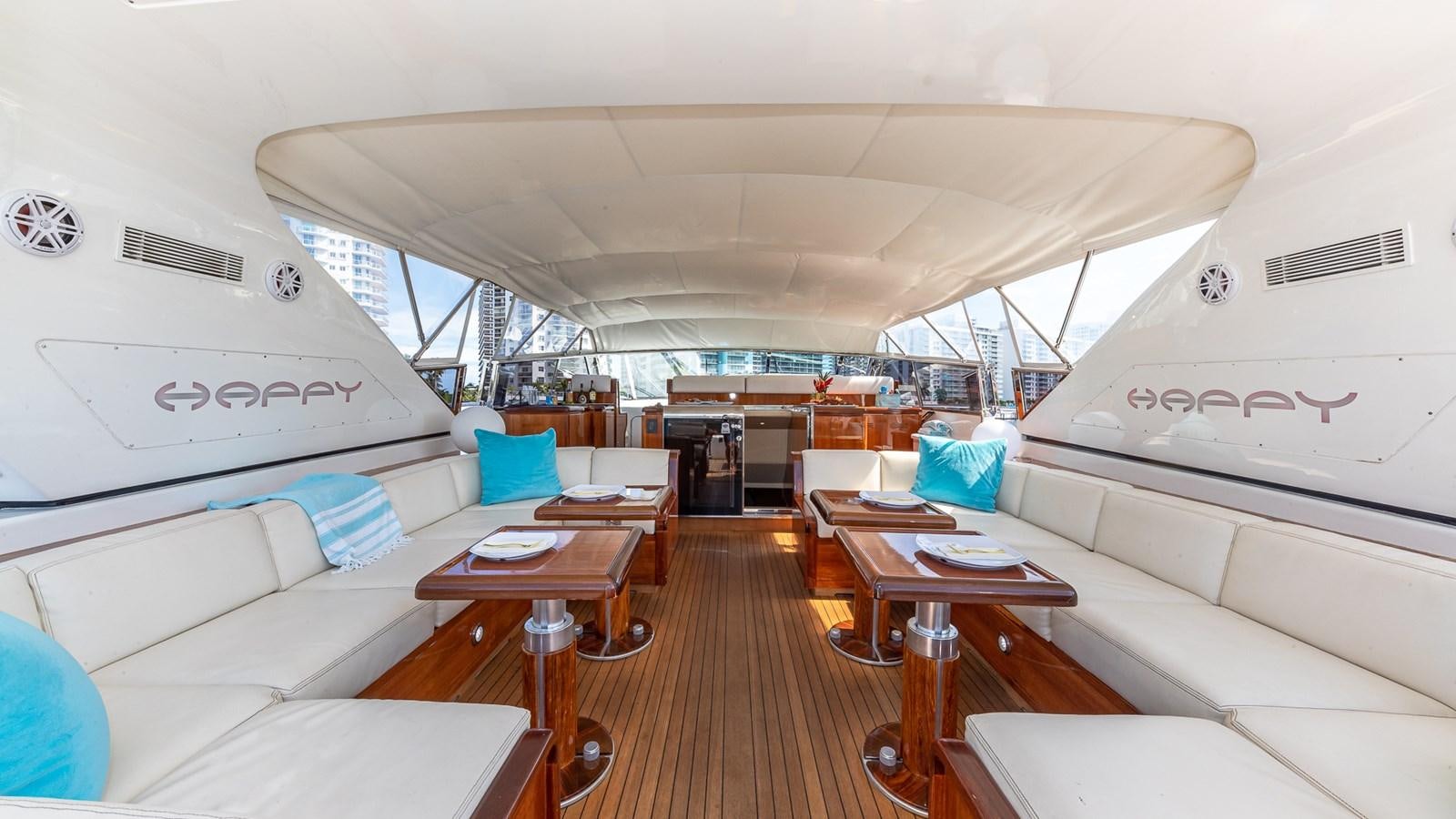 inside of a boat aboard HAPPY Yacht for Sale