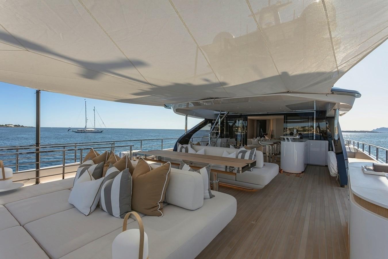 a boat on the water aboard ADELLA Yacht for Sale