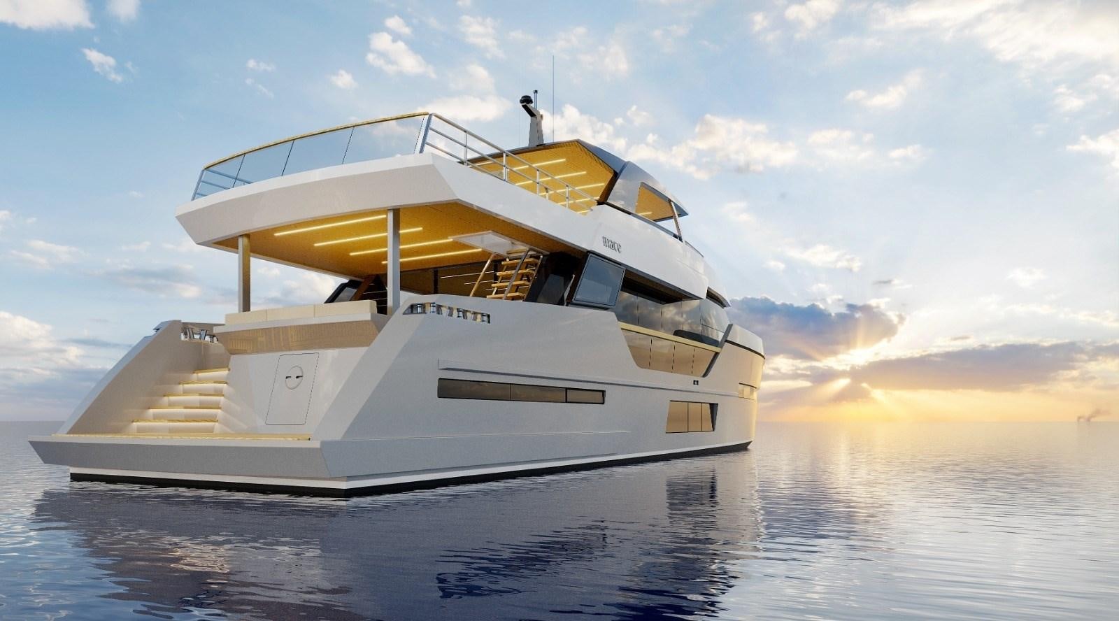 a boat on the water aboard EXPLORA 90 Yacht for Sale