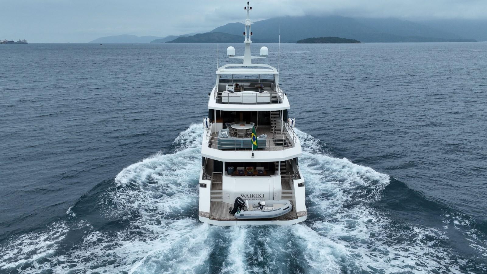 a boat on the water aboard WAIKIKI Yacht for Sale