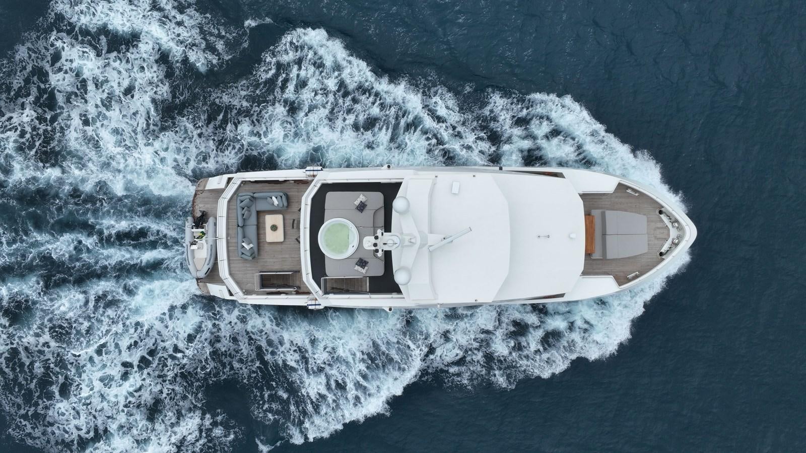 a satellite in space aboard WAIKIKI Yacht for Sale