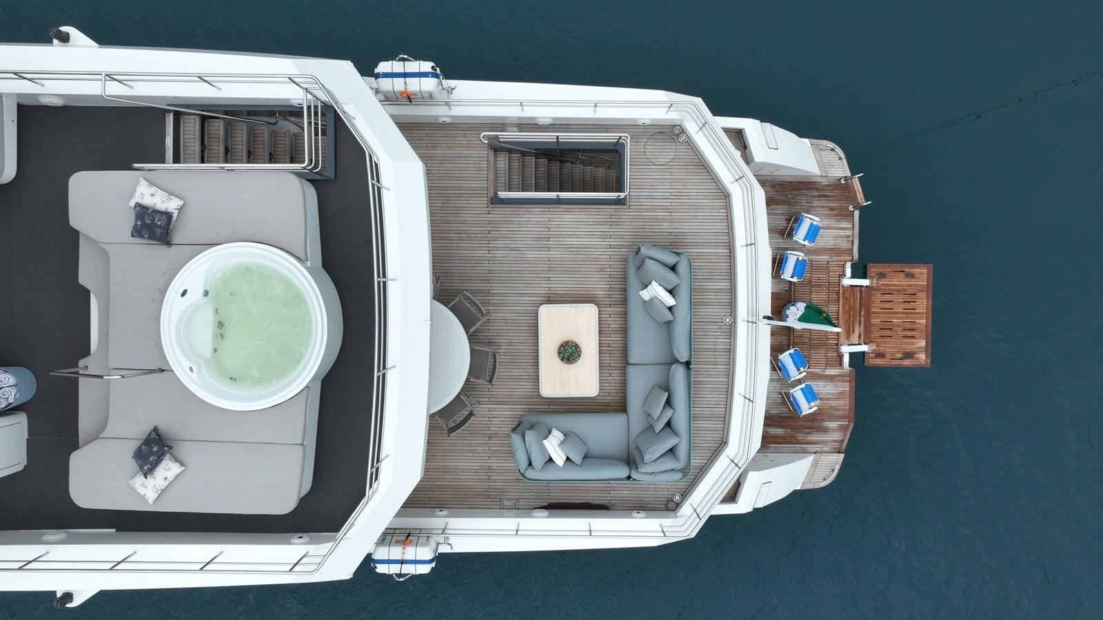 a computer model of a house aboard WAIKIKI Yacht for Sale