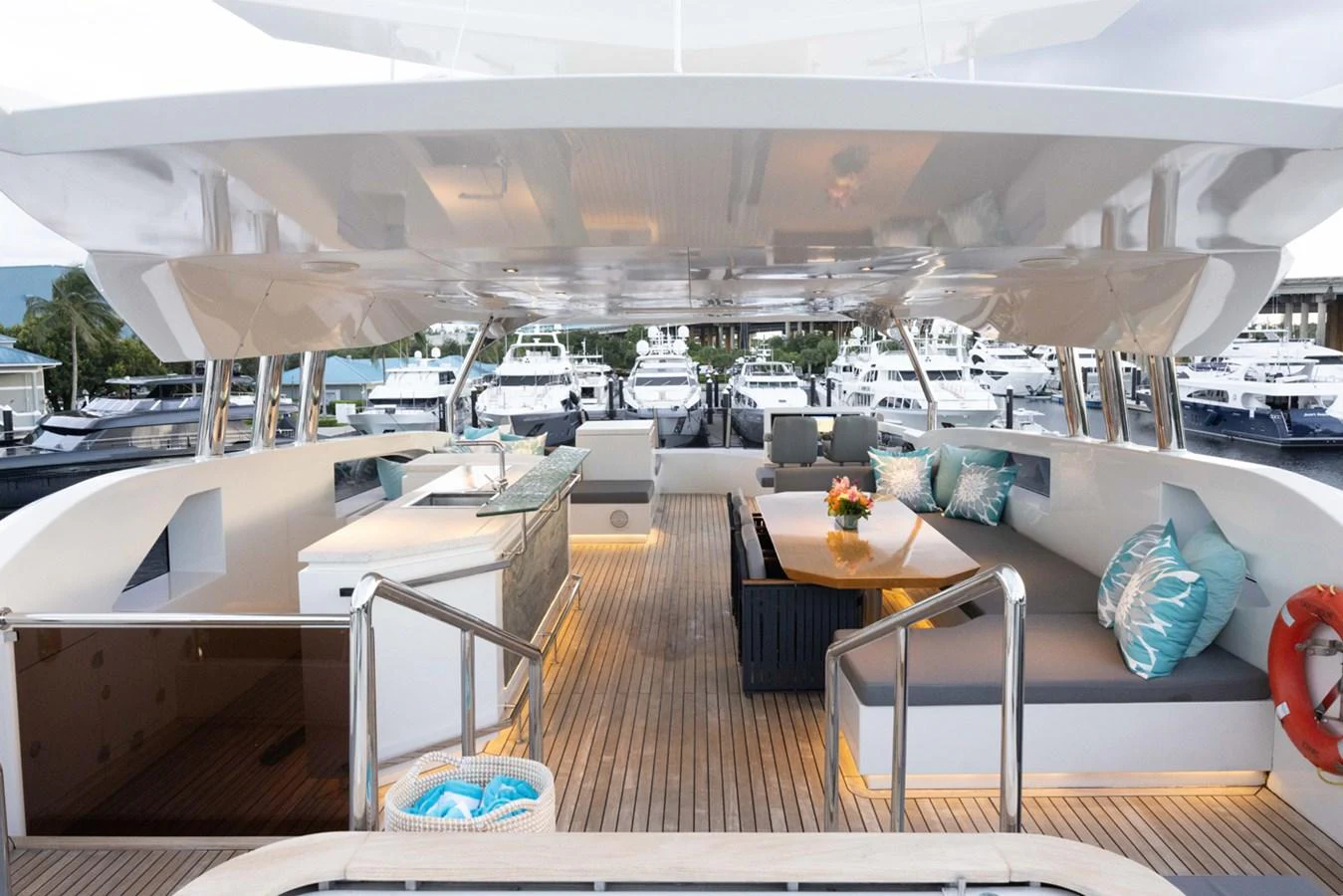 a boat on the water aboard KANDO Yacht for Sale