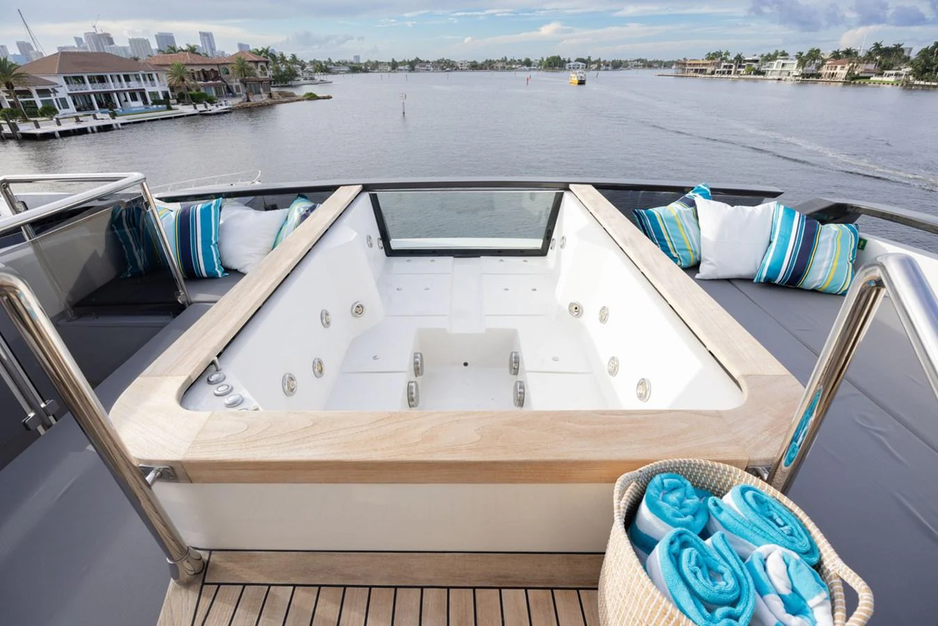 a boat on the water aboard KANDO Yacht for Sale