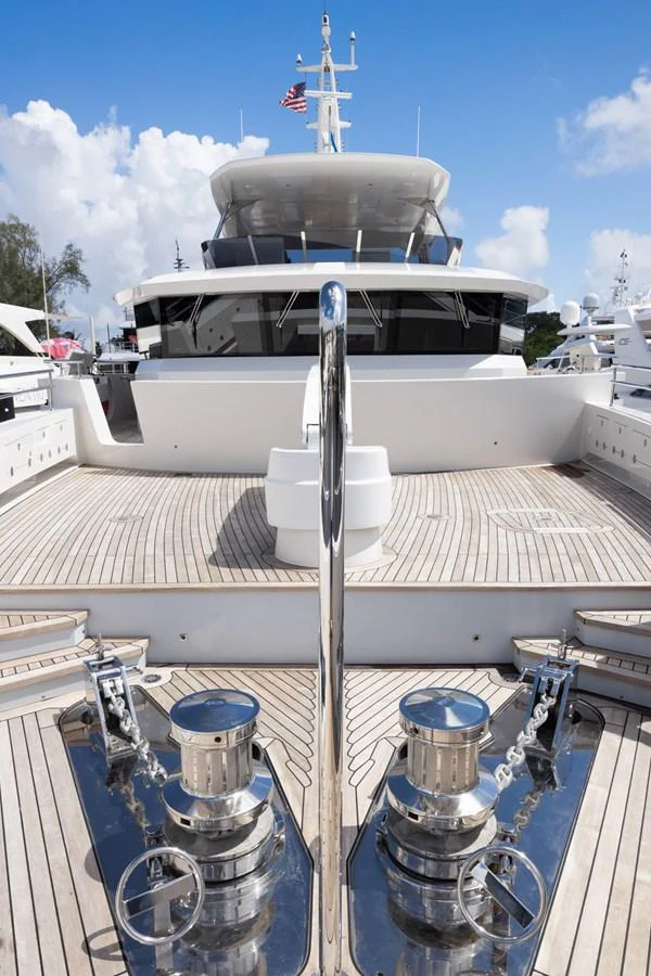 a boat on the water aboard KANDO Yacht for Sale