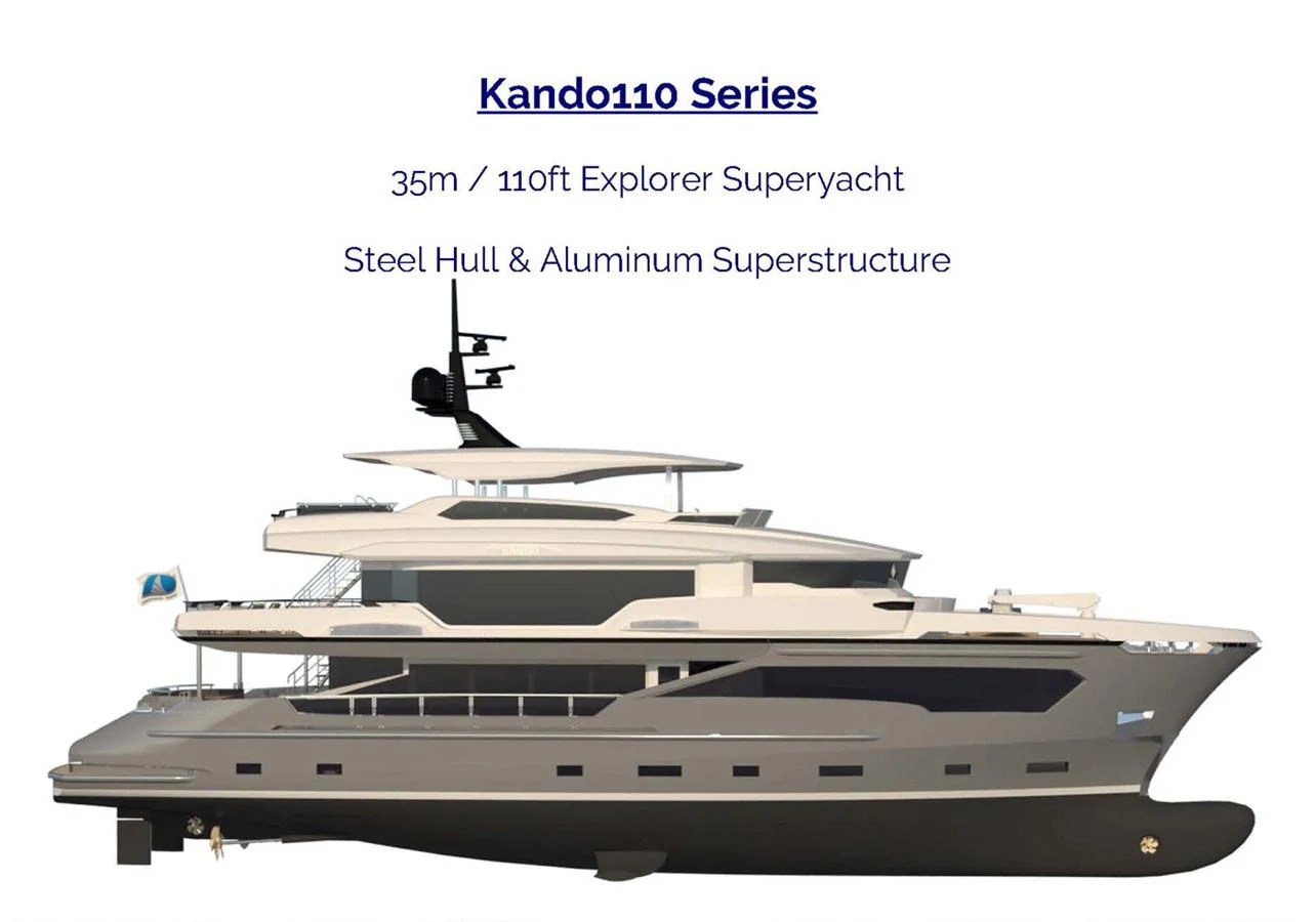 diagram aboard KANDO Yacht for Sale