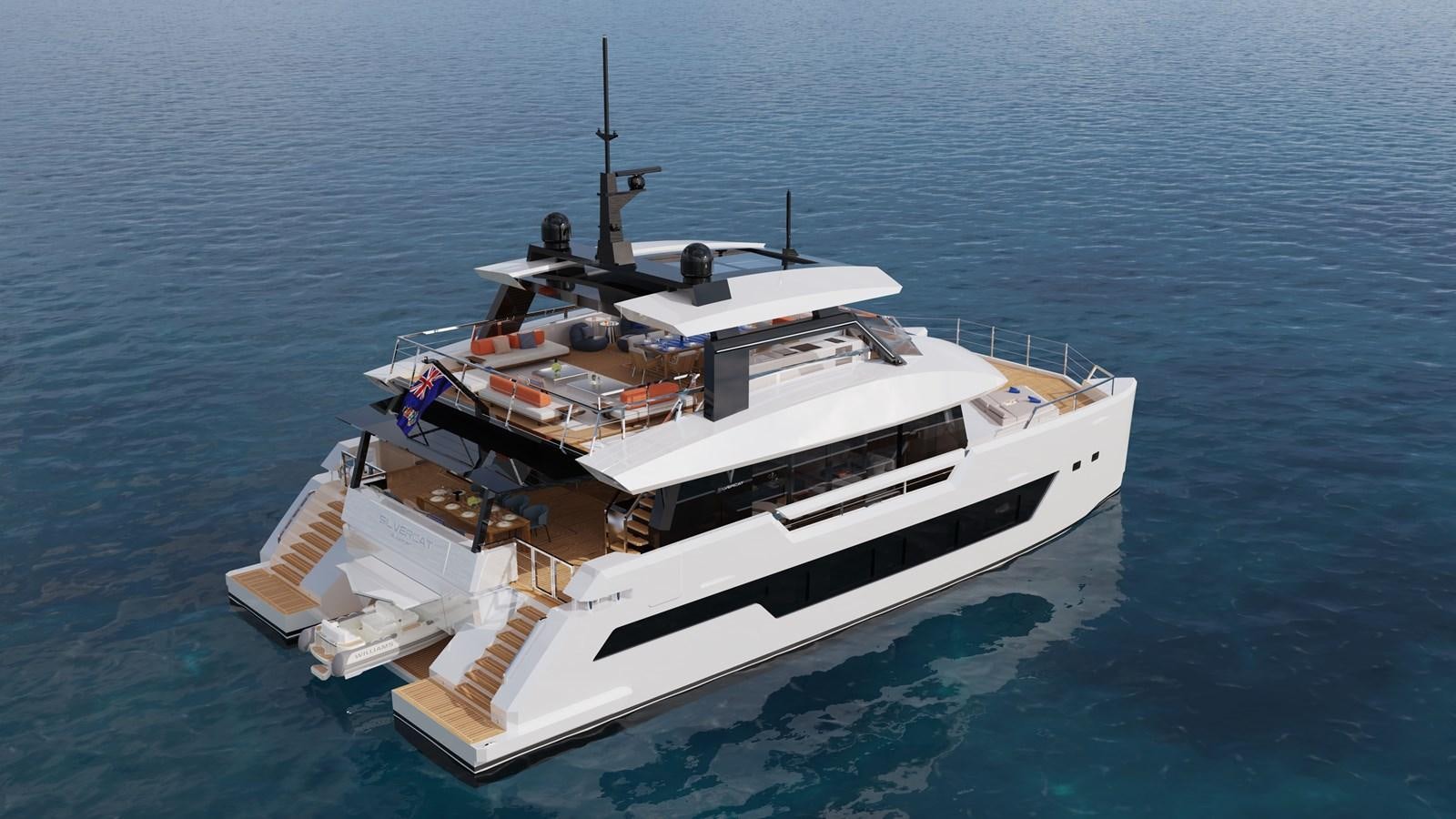 a boat on the water aboard SILVERCAT SC22M Yacht for Sale